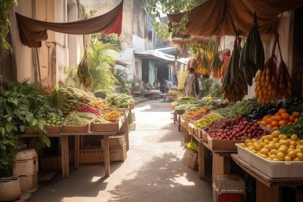 outdoor bazaar