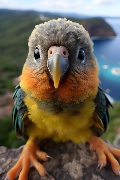 pineapple green cheek conure