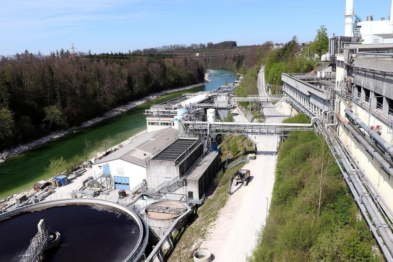 planta de tratamiento de aguas residuales