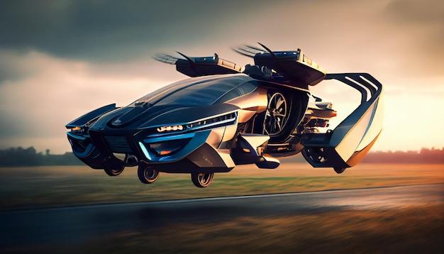 detroit auto show flying car