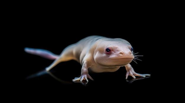 mosaic axolotl