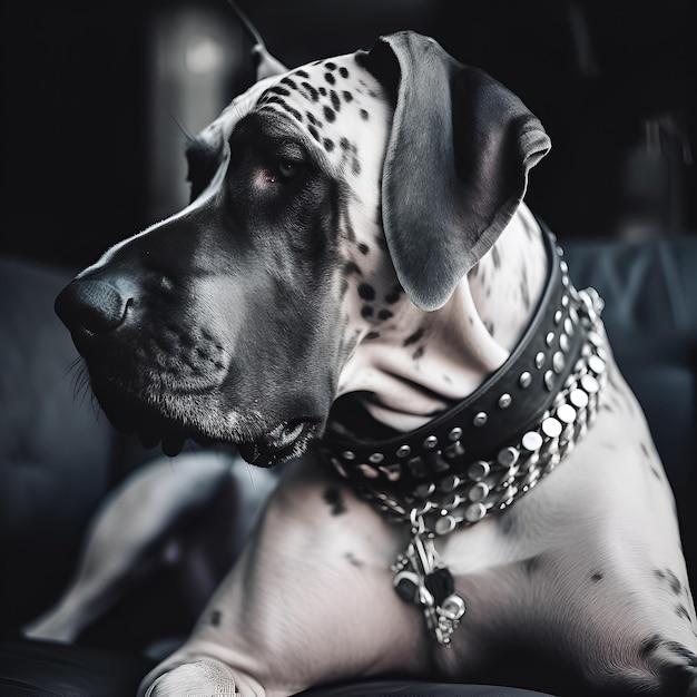 silver doberman