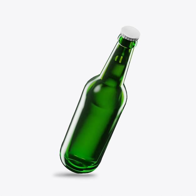 green budweiser bottle