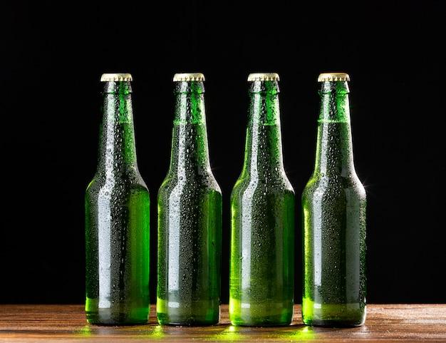 green budweiser bottle