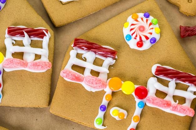 pop tart gingerbread house