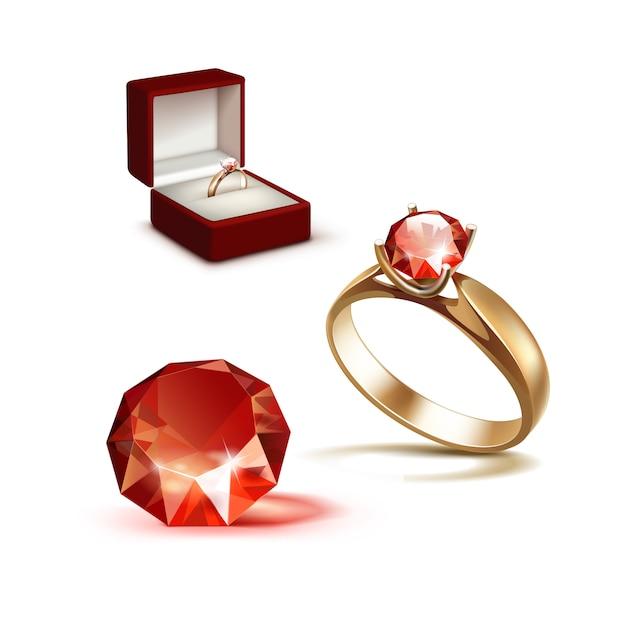 red diamond ring