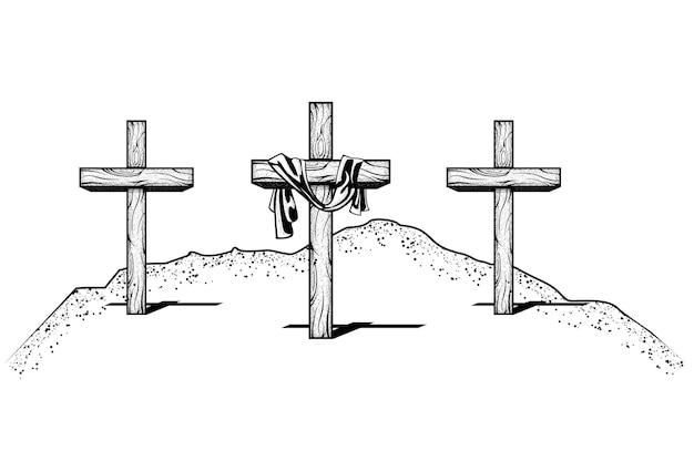 three crosses tattoo