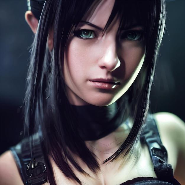 What size is Tifa Final Fantasy 7 Remake?