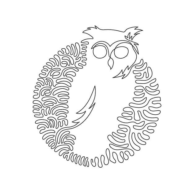 white owl swirl