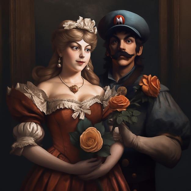 Who is older Mario or Peach?