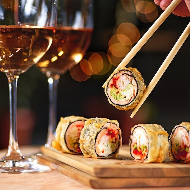 wine pairing with sushi