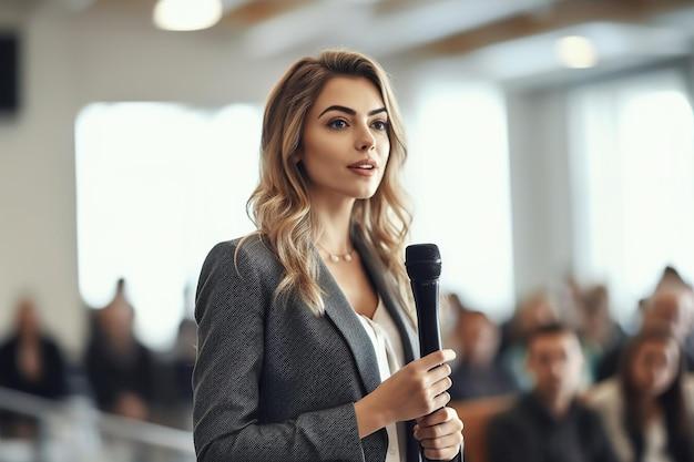 women public speaking