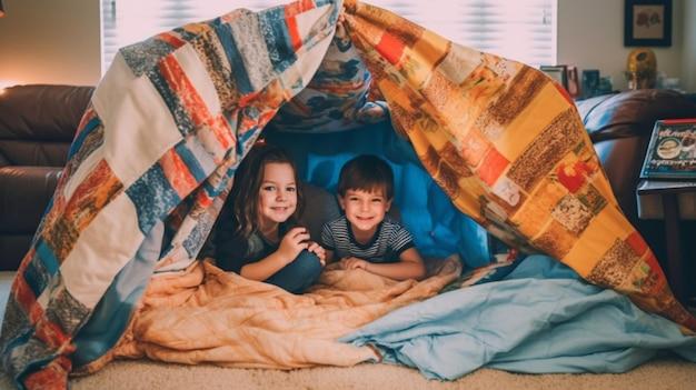 How To Build A Fort For A Sleepover 