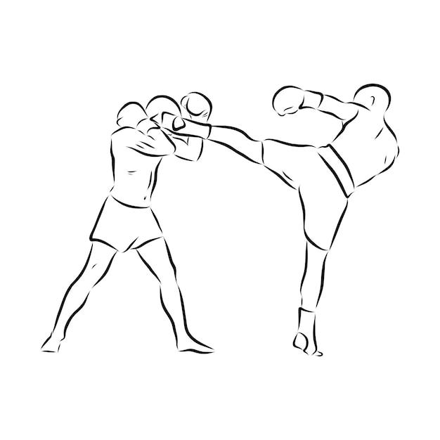  How Can You Draw A Boxing Match 