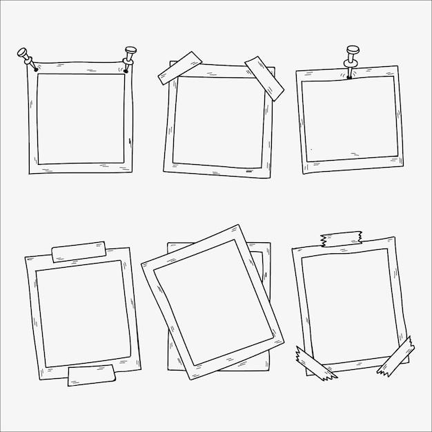 How To Draw A Polaroid Picture Step By Step 