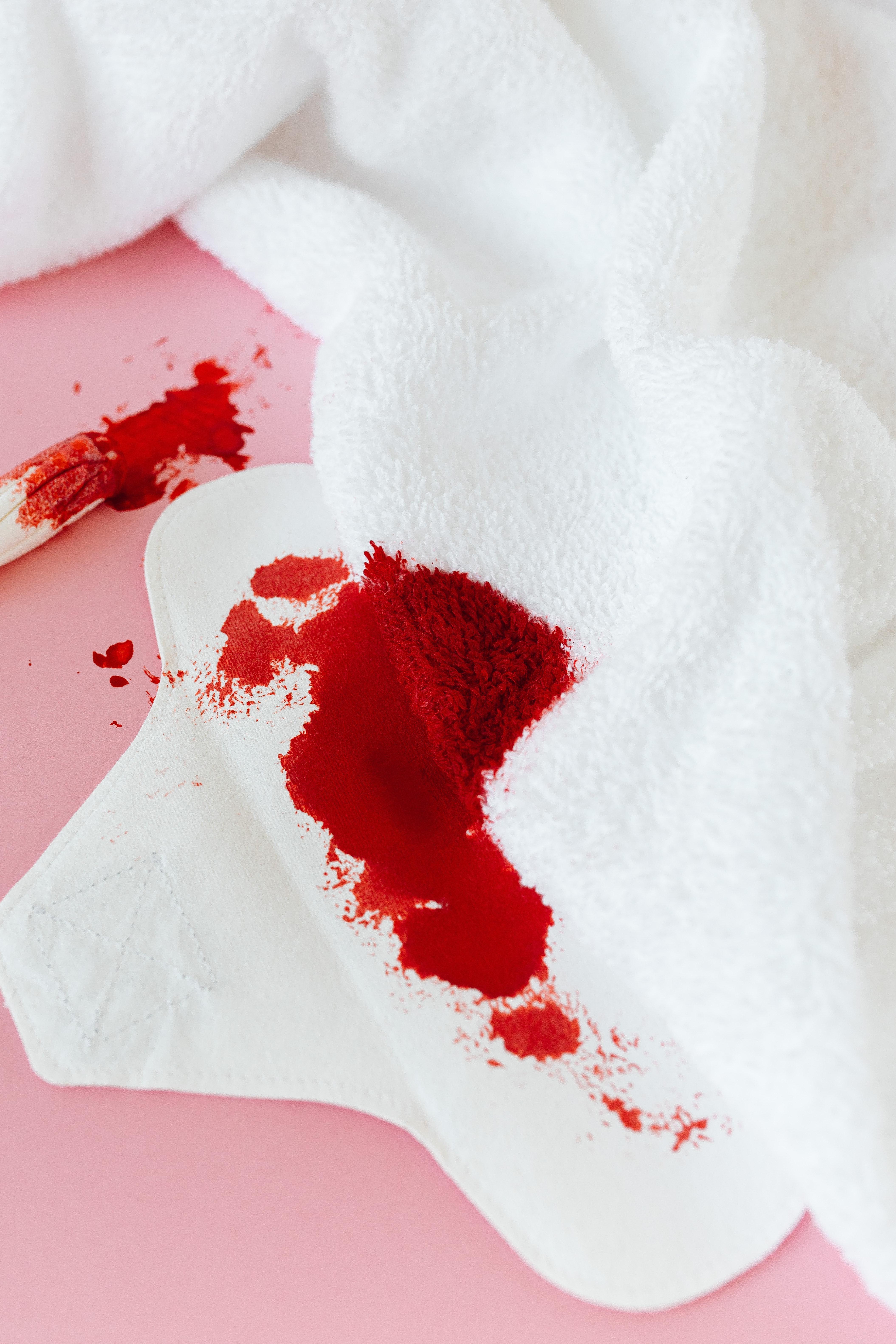 How Do You Flush Out Old Period Blood 