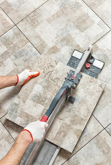 How To Install Ceramic Tile Over Vinyl Flooring 