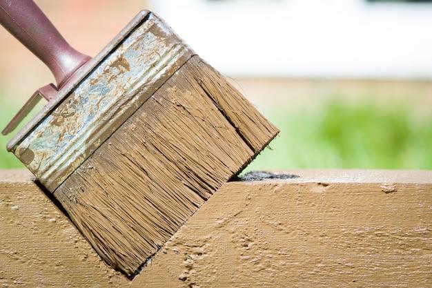 How To Remove Wood Stain From Paint Brush 