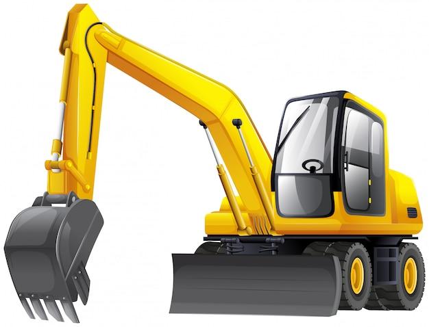 Where is serial number on Komatsu excavator? 